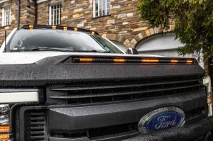 Ford F-150 Hood Deflector - Husky Liners - Lightshield PRO - Matte Black - `15-`20